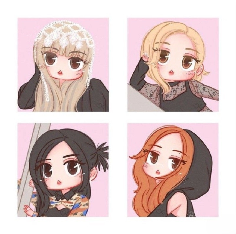 Blackpink chibi how you like that cá tính nổi bật