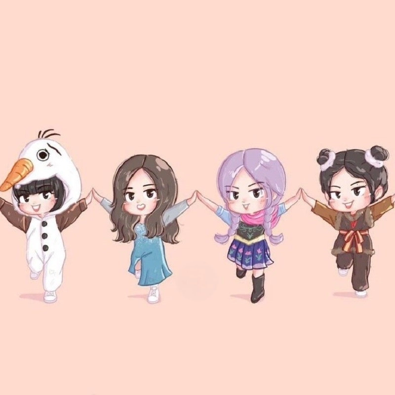 Blackpink chibi ice cream ngọt ngào vui nhộn
