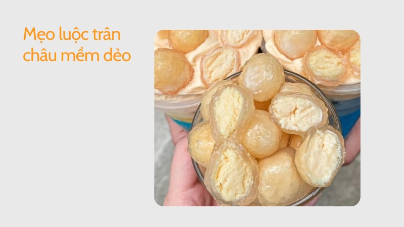 Bí quyết luộc trân châu không bị cứng