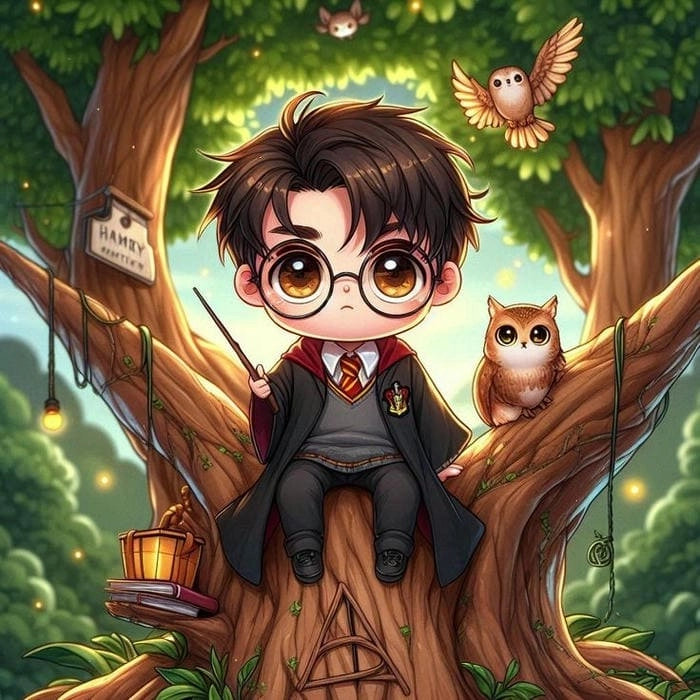 Harry potter chibi cute nhìn là thấy thích