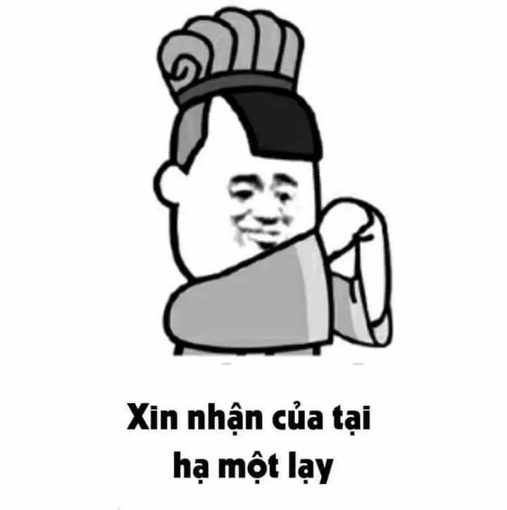 Lạy meme biểu cảm đầu hàng đầy châm biếm