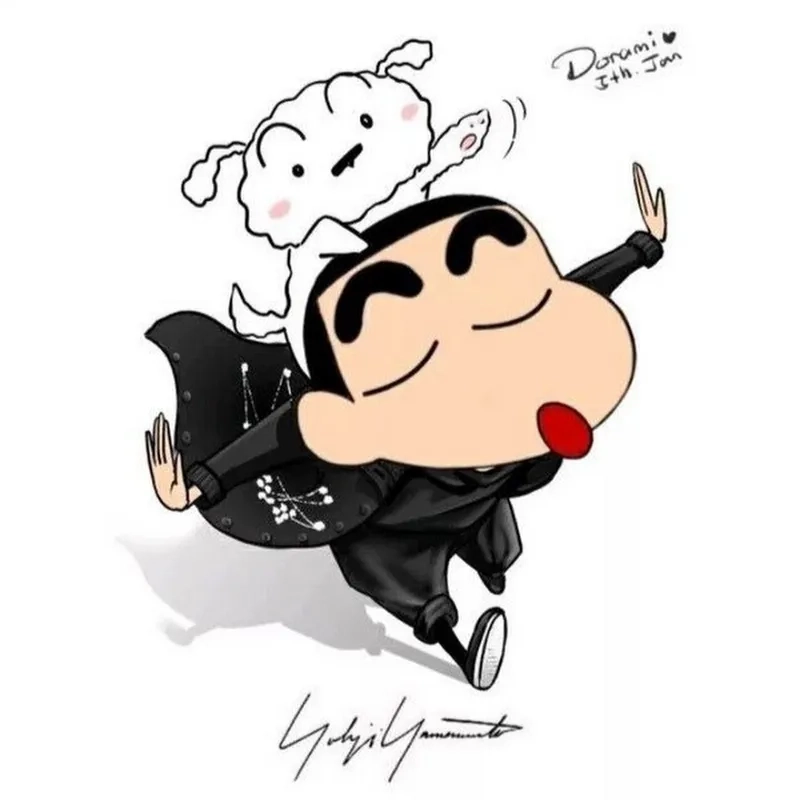 Hình ảnh của cu Shin quen thuộc và vui nhộn.