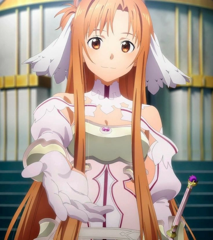 Asuna ghen đáng yêu trong anime.