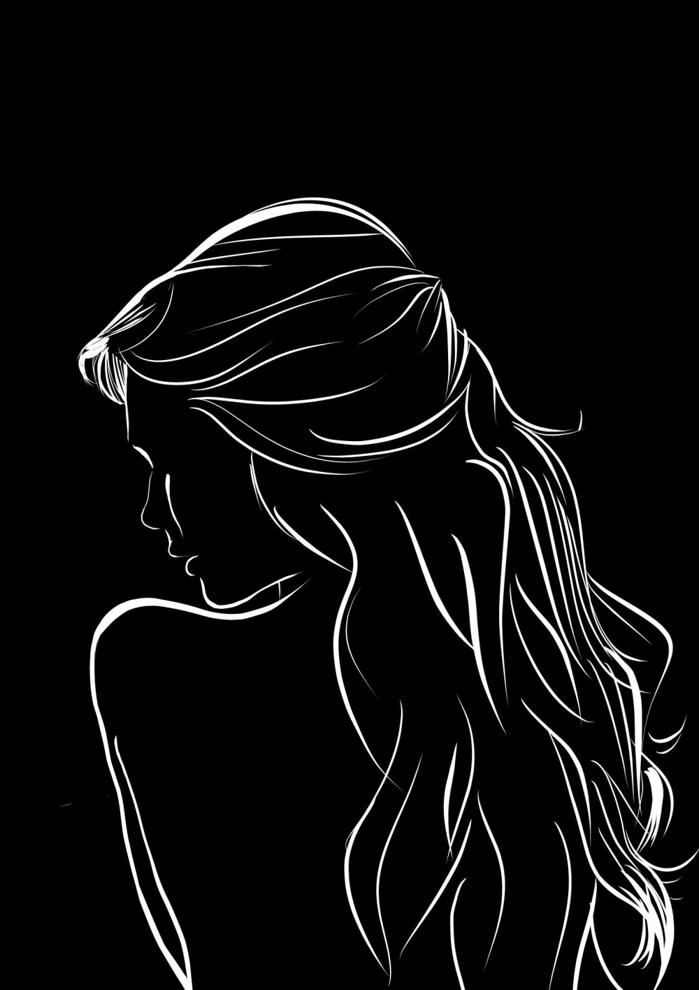 Hình đại diện bí ẩn mang nét trầm và cuốn hút.