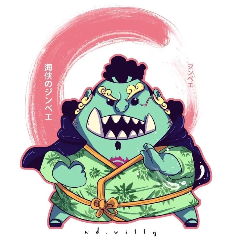 One Piece Jinbe meme vừa vui vừa ngầu.