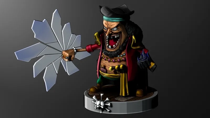 Marshall D Teach chibi được fan yêu thích.