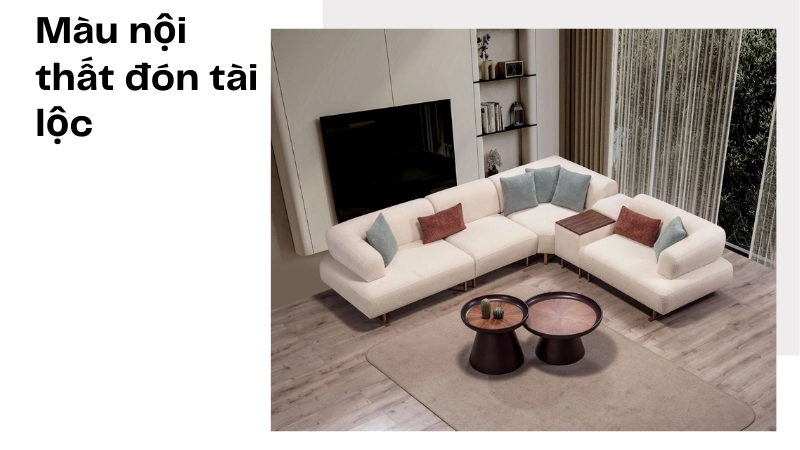 Phối màu nội thất rước tài lộc vào nhà trong năm 2026