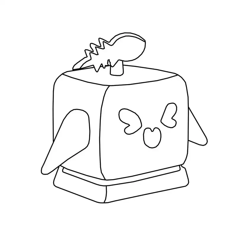 Tranh tô màu Blox Fruits cho bé dễ tô, dễ in.