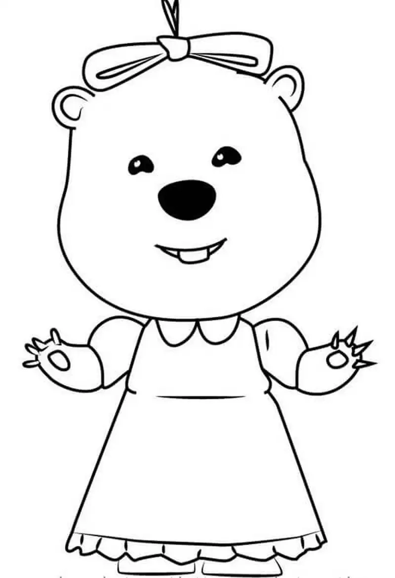 Tranh tô màu Loopy online tiện lợi, không cần in.