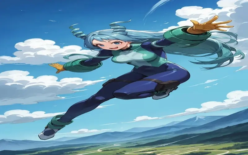 Vai trò tỏa sáng của thành viên nữ nhóm Big 3 trong Nejire Hado My Hero Academia.